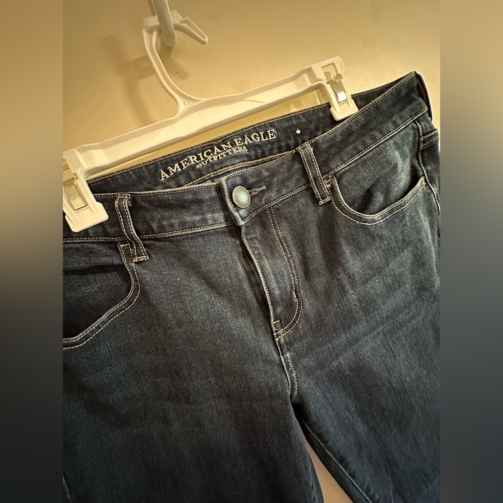 AEO American Eagle Jegging, Denim X4 Stretch, Size 12 - Picture 5 of 5